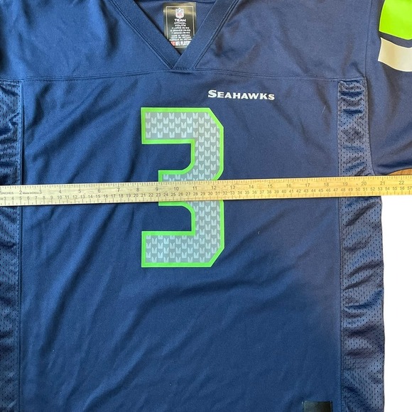 NFL Team Apperal Youth Seattle Seahawks Russel Wilson Jersey Size XL - Picture 6 of 7